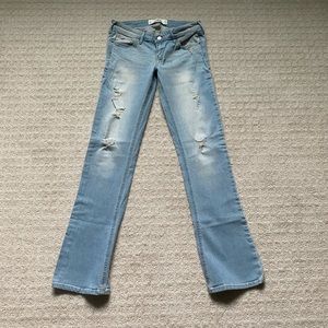 Hollister Flared Leg Light Wash Jeans